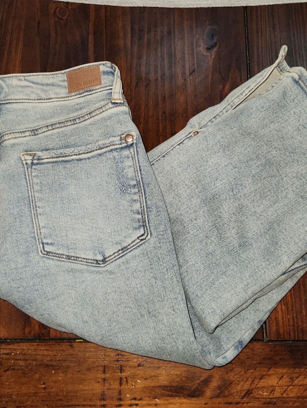 Judy Blue Distressed Jeans Sz 3 26 Waist - Picture 5 of 5